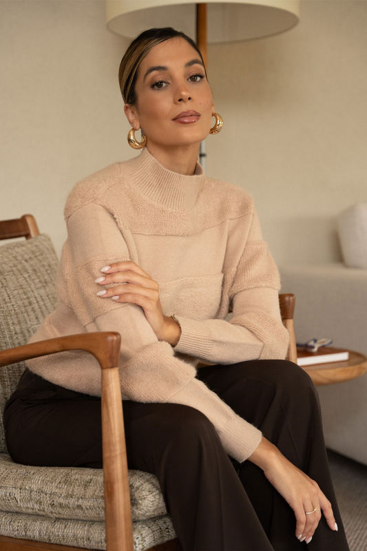 Camisola de Malha Texturizada Ferrache