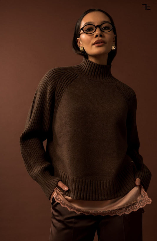 Camisola Ferrache de Malha- Marrom