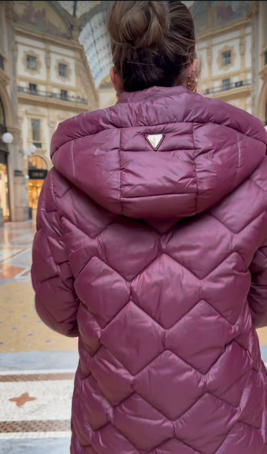 Parka Ferrache Puffer- Bordô