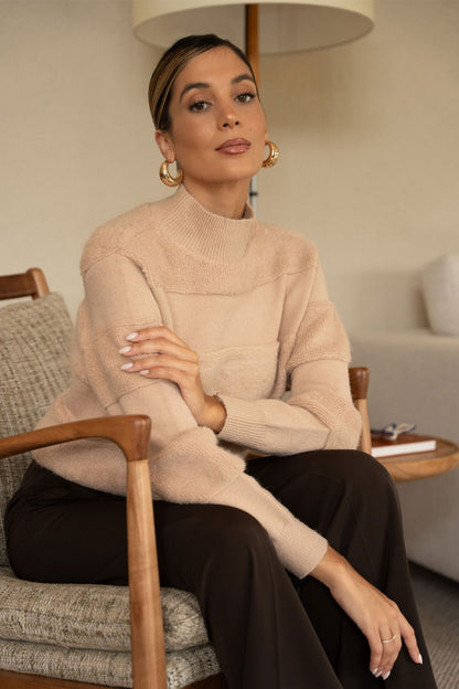 Camisola de Malha Texturizada  Ferrache